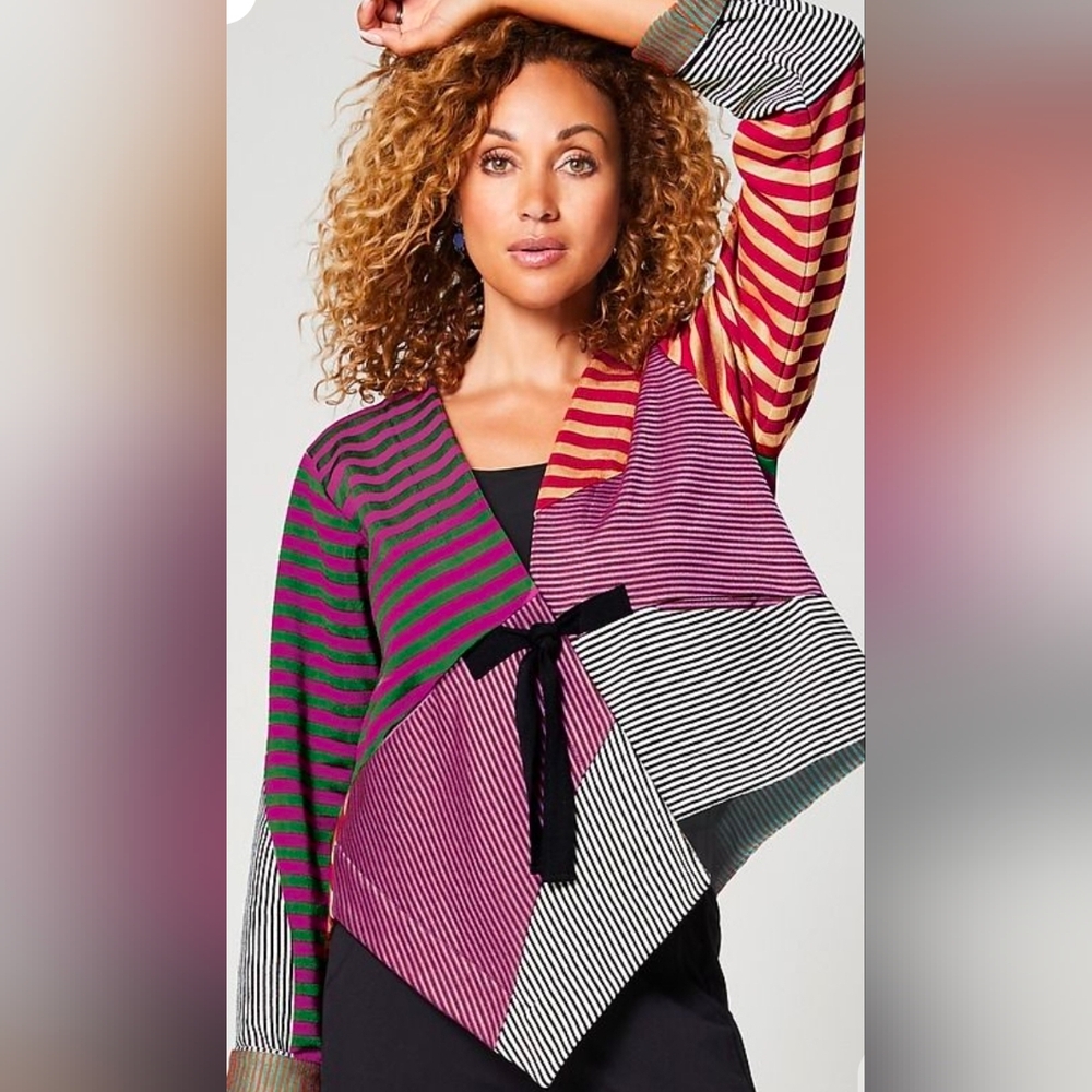 Urban By Alembica Striped Multicolor Women's Sweater Size 2